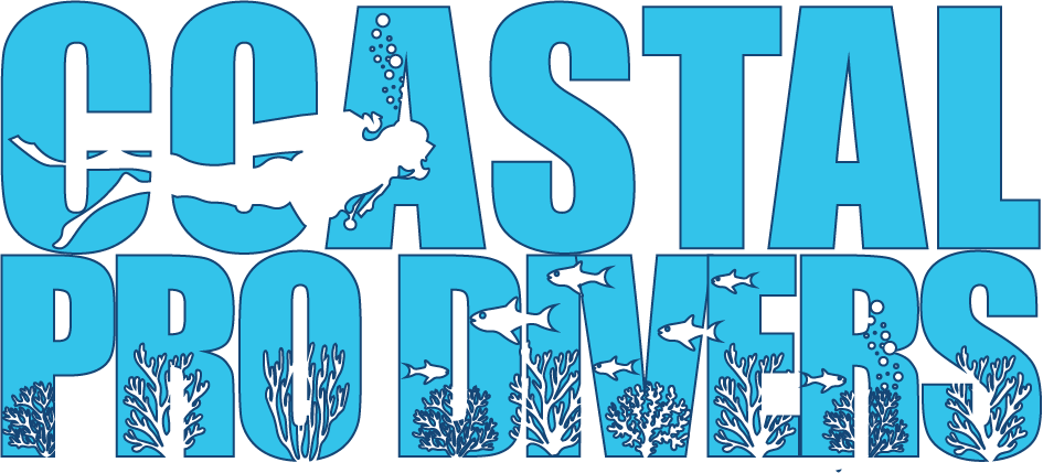 Coastal Pro Divers cut away logo